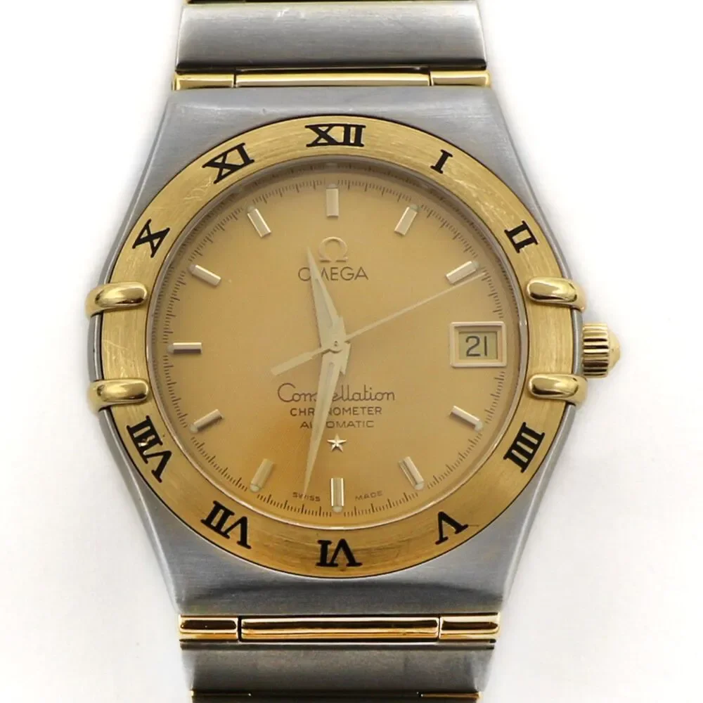 Omega Vintage Constellation Automatic 18k Gold & Steel Two-Tone Watch